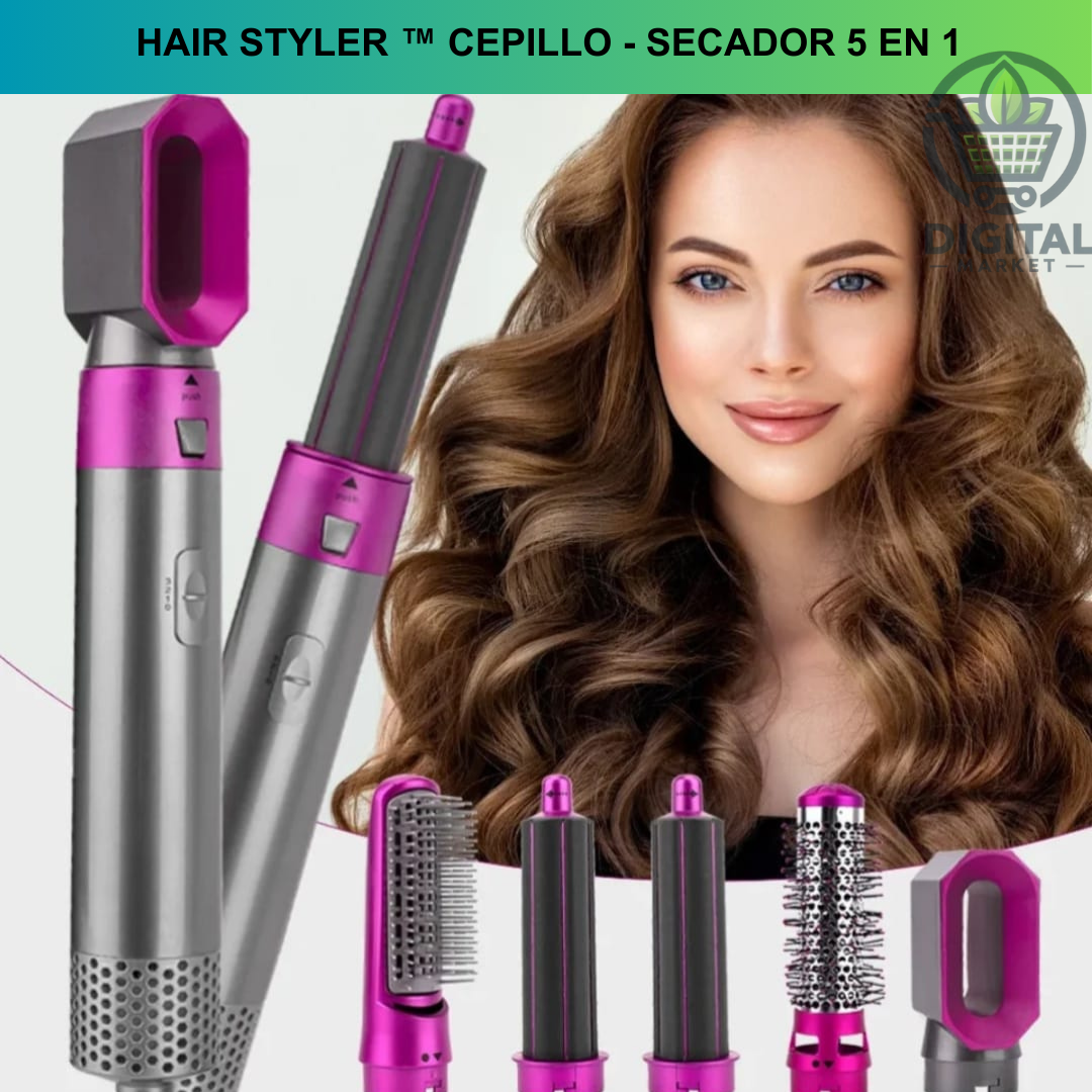 Hair Styler™️ 5 en - Cepillo-Secador